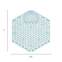 Discount 3WDS-F-010I060M-08 Wave 3D Urinal Deodorizer Screen - Ocean Mist Scent, Blue (10/Box) Odor Control