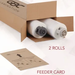 Online 3000004EZ EZload 1.5 mil 25-in x 500 ft. Roll Film Nap I - Gloss Clear (2/Box) Office Presentation Supplies