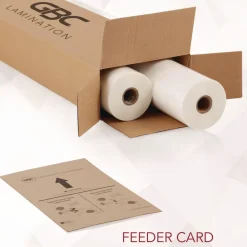 New EZload Nap I 1.5 mil 27 in. x 500 ft. Roll Film - Gloss Clear (2/Box) Office Presentation Supplies