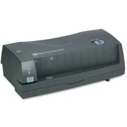 New 24-Sheet 3230ST Electric 2- to 3-Hole Adjustable Punch/Stapler - Gray Office Staplers & Punches