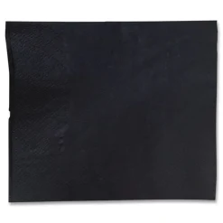 New 1401 4000-Piece/Carton 1-Ply 9 in. x 4.5 in. Cocktail Napkins - Black Paper & Dispensers