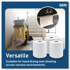 Sale G2820 1-Ply 8 in. x 800 ft. Hardwound Roll Towels - White (6/Carton) Paper & Dispensers