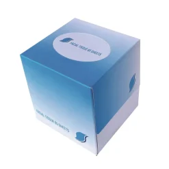 Best 2-Ply Facial Tissue Cube Box - White (85 Sheets/Box, 36 Boxes/Carton) Paper & Dispensers