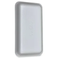 15PWH 14.44 in. x 7.88 in. x 1.37 in. #15P Meat Trays - White (200/Carton) Tabletop And Serveware