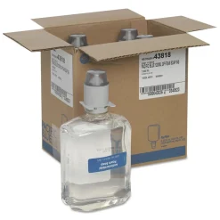 Best 43818 Pacific Blue Ultra 1200 mL Antimicrobial Foam Soap Manual Dispenser Refill - Unscented (4/Carton) Skin Care & Personal Hygiene