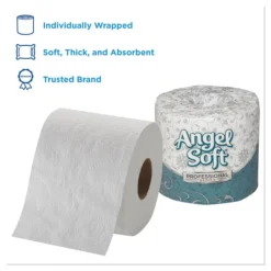Outlet Angel Soft Ps 2 Ply Premium Bathroom Tissue - White (20/Carton) Cleaning & Janitorial Supplies