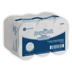 New 2-Ply Angel Soft PS Compact Coreless Premium Bathroom Tissue - White (18/Carton) Paper & Dispensers