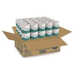 Clearance 2-Ply Angel Soft Septic Safe Premium Bathroom Tissue - White (450 Sheets/Roll, 40 Rolls/Carton) Paper & Dispensers