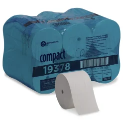 Clearance Coreless Septic-Safe 2-Ply Bath Tissue - White (1500 Sheets/Roll, 18 Rolls/Carton) Paper & Dispensers