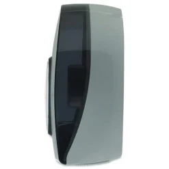 Hot 10.6 in. x 5.4 in. x 11.3 in. Jumbo Jr. Single Roll Bathroom Tissue Dispenser - Translucent Smoke Paper & Dispensers