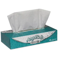 Outlet 2-Ply Premium Facial Tissue in Flat Box - White (1/Box) Paper & Dispensers