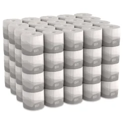 Discount 19881/01 1-Ply Pacific Blue Basic Embossed Septic Safe Bathroom Tissue - White (80 Rolls/Carton) Paper & Dispensers