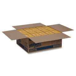 Clearance 29316 9.1 in. x 12.5 in. Lightweight Disposable Shop Towel - White (200/Box) Paper & Dispensers