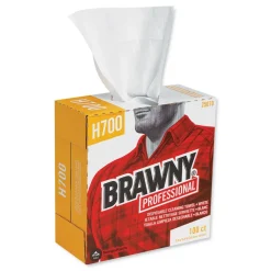 Outlet 9.1 in. x 16.5 in. Medium Weight HEF Shop Towels (500/Carton) Paper & Dispensers