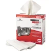 9.25 in. x 16.69 in. 4-Ply Medium Duty Scrim Reinforced Wipers - Unscented, White (166/Box, 5-Boxes/Carton) Cleaning & Janitorial Supplies