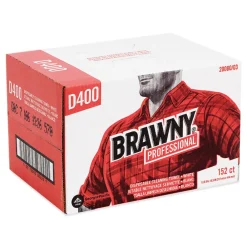 Best 12.5 in. x 16.75 in. 1-Ply Premium DRC Paper Wipers - White (152/Carton) Paper & Dispensers