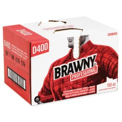 Best 12.5 in. x 16.75 in. 1-Ply Premium DRC Paper Wipers - White (152/Carton) Paper & Dispensers