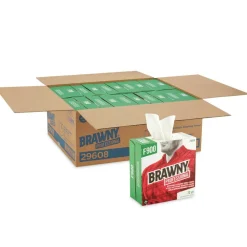 Best 9 x 16.5 FLAX 900 Heavy Duty Cloths - White (720/Carton) Cleaning & Janitorial Supplies