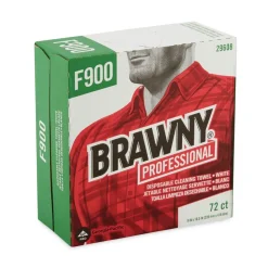 Best 9 x 16.5 FLAX 900 Heavy Duty Cloths - White (720/Carton) Cleaning & Janitorial Supplies