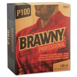 Discount 2-Ply 8 in. x 12-1/2 in. Light-Duty Paper Wipers - White (148/Box, 20 Boxes/Carton) Cleaning & Janitorial Supplies