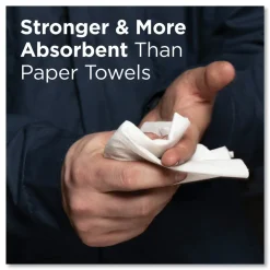 Discount 2-Ply 8 in. x 12-1/2 in. Light-Duty Paper Wipers - White (148/Box, 20 Boxes/Carton) Cleaning & Janitorial Supplies