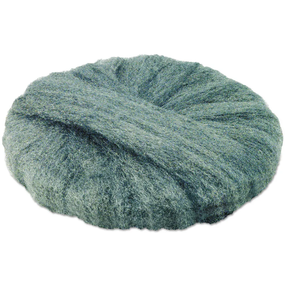 Outlet 20 in. Diameter Grade 0 (Fine): Cleaning and Polishing Radial Steel Wool Pads - Gray (12/Carton) Cleaning & Janitorial Supplies