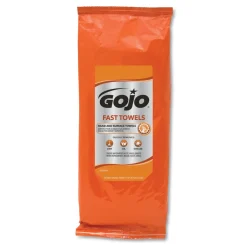 Clearance 7.75 in. x 11 in. 2-Ply FAST TOWELS Hand Cleaning Towels - Fresh Citrus, Blue (6 Packs/Carton) Paper & Dispensers