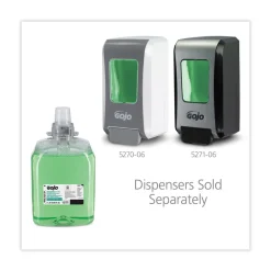 Hot 2000 mL Refill Green Certified Foam Hair and Body Wash - Cucumber Melon (2/Carton) Cleaning & Janitorial Supplies