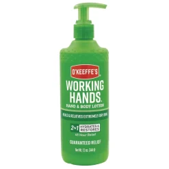 12 oz. Pump Bottle Working Hands Hand and Body Lotion - Unscented Cleaning & Janitorial Supplies