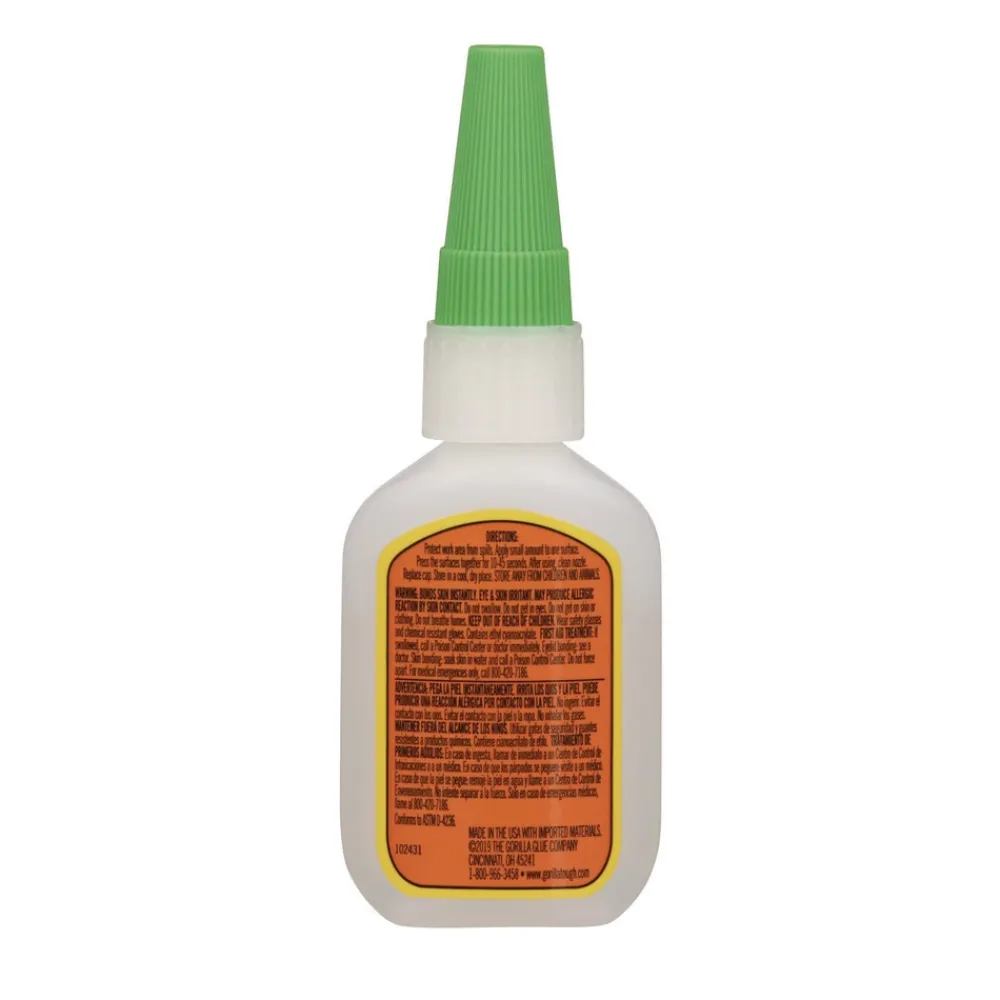 Clearance 0.88 oz Super Glue Gel - Dries Clear Tapes & Adhesives