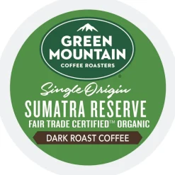 Best 5000366637 Fair Trade Coffee K-Cups - Organic Sumatran Extra Bold (96/Carton) Food And Snacks