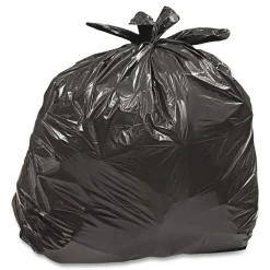 30 in. x 33 in. .65 mil 30 Gallon Super Value Pack Trash Bags - Black (60/Box) Cleaning & Janitorial Supplies