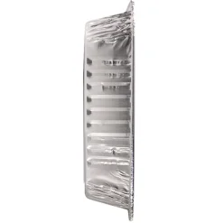 Outlet 4048-35-500 7.88 in. x 7.88 in. x 1.31 in. Aluminum 8 in. Square Cake Pan - Silver (500/Carton) Tabletop And Serveware