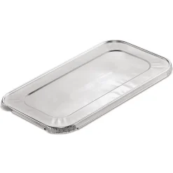 Discount 6.4 in. x 12.7 in. x 0.5 in. Steam Pan Foil Lids for One-Third Size Pan (200/Carton) Tabletop And Serveware