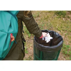 Outlet Low-Density 55 Gallon 1.5 mil 36 in. x 58 in. Repro Can Liners - Black (100/Carton) Storage & Organization