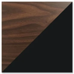 New 48 in. x 30 in. x 29.5 in. One Right-Hand Pedestal: Box/File Drawers Teachers Pedestal Desks - Walnut/Black Office Furniture & Lighting