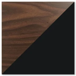 60 in. x 30 in. x 29.5 in. Left and Right-Hand Pedestals: Box/File Drawer Format Teachers Pedestal Desks - Walnut/Black Office Furniture & Lighting