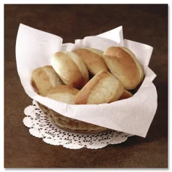 Clearance Linen-Like 16 in. x 16 in. Flat Pack Dinner Napkins - White (1000/Carton) Paper & Dispensers