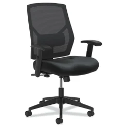 Discount 18 in. to 22 in. Seat Height 250 lbs. Capacity Crio High-Back Task Chair - Black Office Furniture & Lighting
