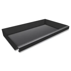 Online 24.75 in. W x 14.75 in. D x 3 in. H Center Drawer with Core Removable Locks - Charcoal Office Furniture & Lighting