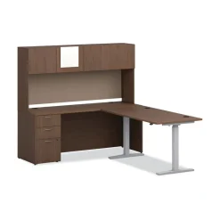 Sale 17.86 in. x 14.82 in. Mod Laminate Doors for 72 in. Mod Desk Hutch - Sepia Walnut (2/Carton) Office Electronics & Batteries