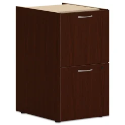 Hot 15 in. x 20 in. x 28 in. 2 Legal/Letter-Size File Drawers Left or Right Mod Support Pedestal - Traditional Mahogany Office Furniture & Lighting