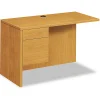 Discount 48 in. x 24 in. x 29.5 in. 10500 Series 3/4 in. Height Left Ped L Workstation Return - Harvest Office Furniture & Lighting