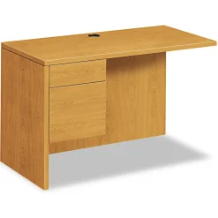 Discount 48 in. x 24 in. x 29.5 in. 10500 Series 3/4 in. Height Left Ped L Workstation Return - Harvest Office Furniture & Lighting