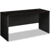 Online 60 in. x 24 in. x 29.5 in. 38000 Series Desk Shell - Mahogany/Charcoal Office Furniture & Lighting