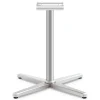 Online 32 in. x 32 in. x 28 in. Arrange X-Leg Base for 42 in. to 48 in. Tops - Silver Office Furniture & Lighting