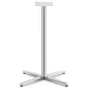 Best 32 in. x 32 in. x 40 in. Arrange X-Leg Base for 42 in. to 48 in. Tops - Silver Office Furniture & Lighting