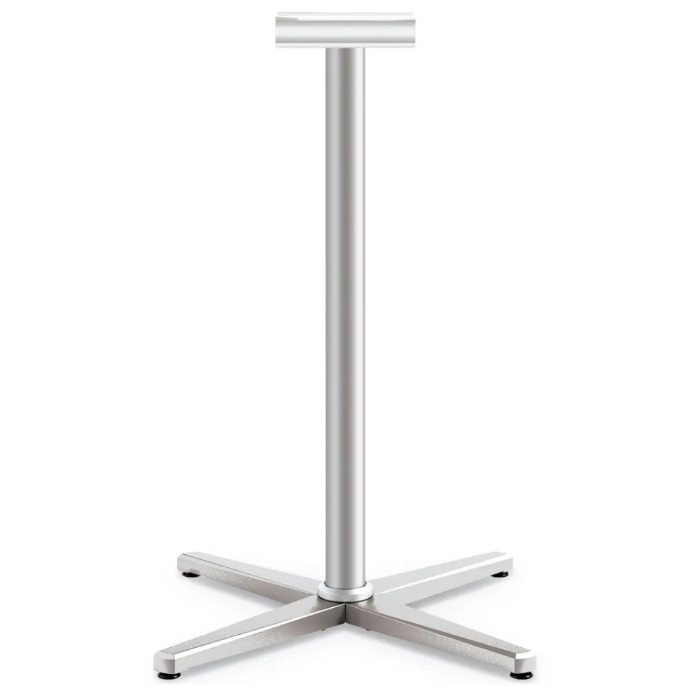 Best 32 in. x 32 in. x 40 in. Arrange X-Leg Base for 42 in. to 48 in. Tops - Silver Office Furniture & Lighting