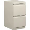 Hot 15 in. x 20 in. x 28 in. 2-Drawer Mobile File/File Pedestal - Light Gray Office Furniture & Lighting