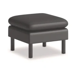 Clearance 23 in. x 23 in. x 17.5 in. Parkwyn Series Ottoman - Black Office Furniture & Lighting